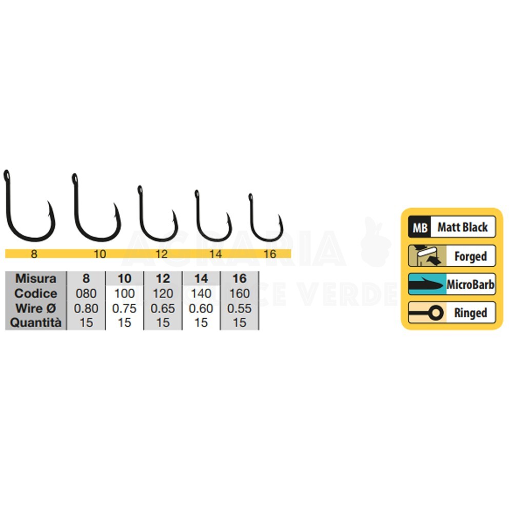 Ami Feeder Hook Power Xs Micro Barb - immagine 2